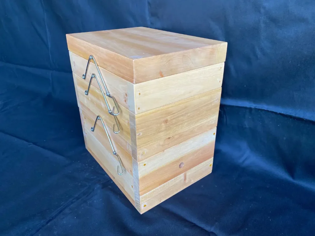 Native bee box empty